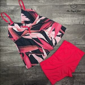 NAFLEAP Tropical Boy Short Tankini Swimsuit Size M